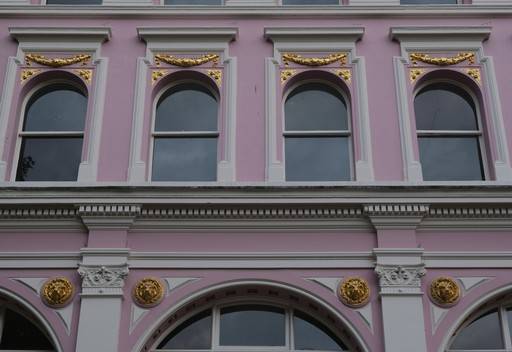 Pink building