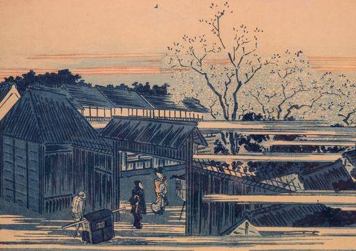 Morning Cherry Blossoms in the New Yoshiwara